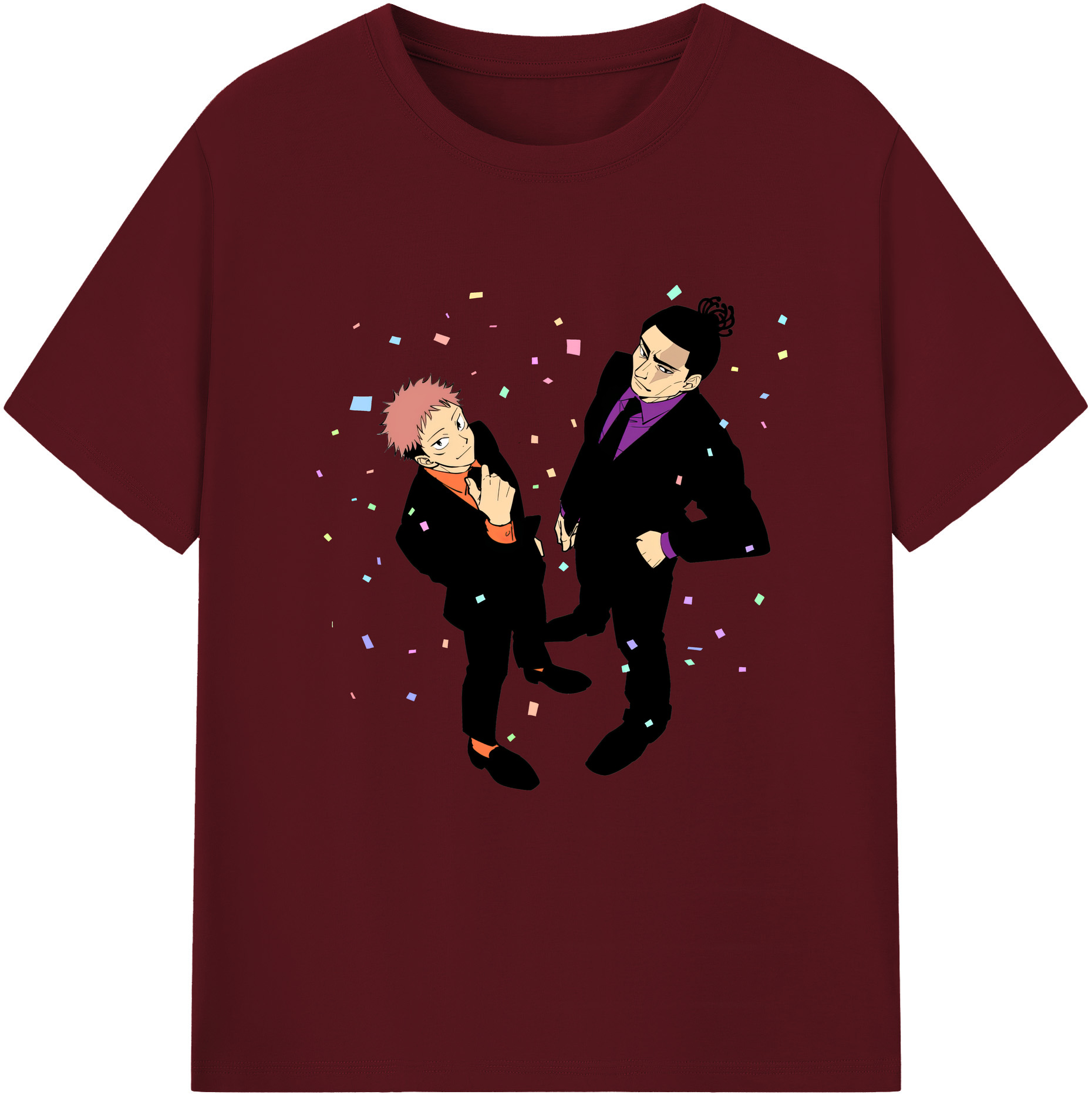 （画像用） 呪術廻戦 Jujutsu Kaisen 綿100％半袖Tシャツ（フロントプリント）